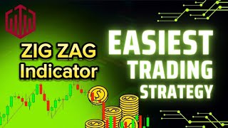 Simple strategy  Zig Zag indicator  QUOTEX [upl. by Marj]