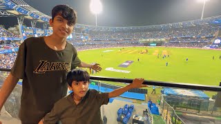 Piyush Or Kunali Ka 1st Cricket Match 😍 In Stadium [upl. by Kilian986]