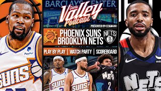 Phoenix Suns vs Brooklyn Nets  LIVE Reaction  Scoreboard  Play By Play  Postgame Show [upl. by Htrowslle]