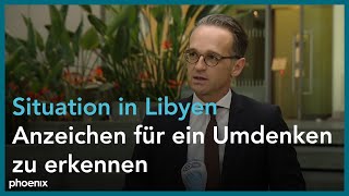 Heiko Maas zur politischen Situation in Libyen am 051020 [upl. by Jahncke]