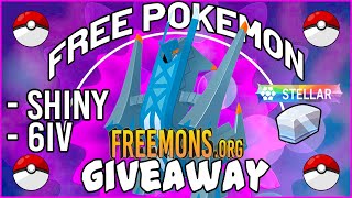 FREE Pokemon Giveaway Shiny 6IV Archaludon FreeMonsOrg [upl. by Royce]