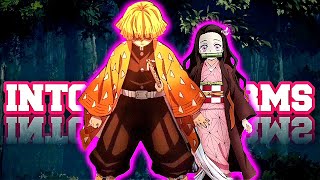 Zenitsu protects Nezuko  Into your arms edit EDITAMV [upl. by Eseerehs964]