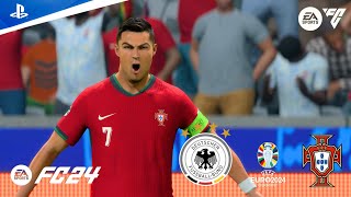 🎮FC 24  Germany vs Portugal  🏆 UEFA EURO 2024 Semi Final Match  PS4™ [upl. by Pronty]