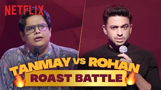 Rohan Joshi amp Tanmay Bhats EPIC ROAST BATTLE in ComedyPremiumLeague 😳🔥 Netflix India [upl. by Dustin]