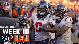 Houston Texans vs Cincinnati Bengals Game Highlights  NFL 2023 Week 10 [upl. by Sudnac81]