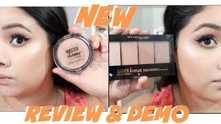 NEW Maybelline Master Bronzer Palette amp Chrome Highlight  Review  Demo [upl. by Ntisuj]