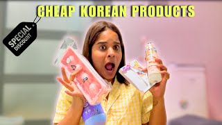 I bought random CHEAP Korean Products from KOREA👀🇰🇷 [upl. by Rhyner]