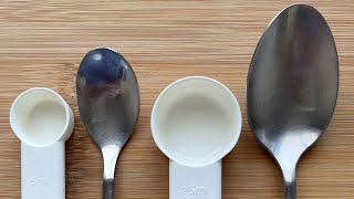 Difference between a teaspoon amp a tablespoon [upl. by Engleman]