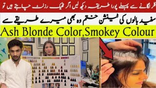 Hair Colour theory part 5  farah salon  shade card theory [upl. by Duarte273]