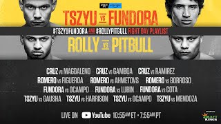 Fight Day Playlist Tszyu vs Fundora  Rolly vs Pitbull [upl. by Nahsed176]