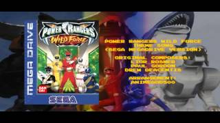 Power Rangers Wild Force Theme Song Sega Megadrive Version [upl. by Benioff]