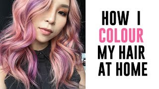 How I Colour My Hair At Home  Collab with LOreal Colorista [upl. by Sapphira]