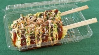 Hashimaki Okonomiyaki on Chopsticks はしまきの作り方  OCHIKERON  CREATE EAT HAPPY [upl. by Quenna]