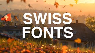 14 Stunning Swiss Fonts That Will Captivate You [upl. by Juanne]