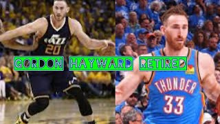 Gordon Hayward retired [upl. by Enaled]