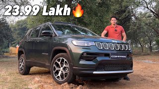 American Tank🔥 2024 Jeep Compass Diesel Auto 4x2 Limited Opt Drive Review [upl. by Ahsonek404]