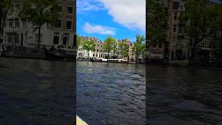 Amsterdam boat tour Netherlands 🇳🇱 netherlands amsterdam shorts [upl. by Rekrap]