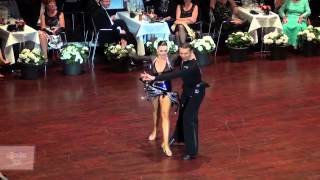 Mannheim 2014  WDC Professional LAT  solo Samba  Dorin Frecautanu  Marina Sergeeva [upl. by Yatnahs]