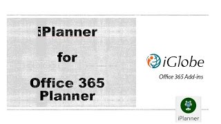 iPlanner Outlook Addin for Office 365 Planner [upl. by Intosh]