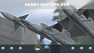 워썬더 암람vs더비요 BVR 안하면 그만 아닌가 [upl. by Lock]