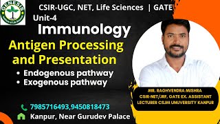 Antigen Processing and Presentation  Endogenous amp Exogenous pathways  Immunologygenesisinstitute [upl. by Huskamp]