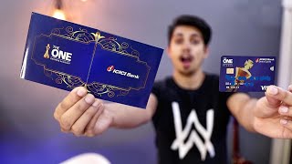 ICICI Bank The One Magnum Debit Card Unboxing  ICICI One Magnum Account  ICICI One Saving Account [upl. by Nemzzaj]