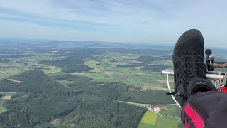 Mit dem fliegenden Fahrrad in 1500m Höhe   My flying bike Flyke at an altitude of 5000 ft [upl. by Natam524]