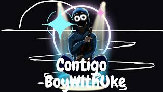 BoyWithUke  Contigo feat Powfu Official Cover [upl. by Akaenahs277]