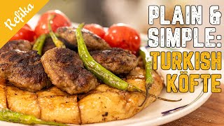 Perfect MEATBALL Recipe 🥇Must Try the Turkish way Magical KOFTE 🏆🎯🥳 [upl. by Razec]