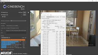 cinebench r23 run on a core i9 13900ks AI overclock [upl. by Amikay]