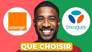 Orange Ou Bouygues  Comparatif Orange Vs Bouygues [upl. by Scarface]