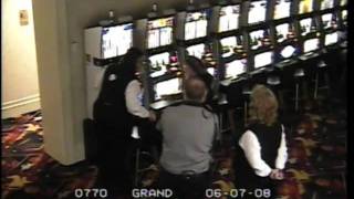 Surveillance video David Allan Coe cuffed at casino [upl. by Merritt]