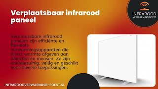 Verplaatsbaar Infrarood Paneel  Infrarood Verwarming Soest [upl. by Alleul]