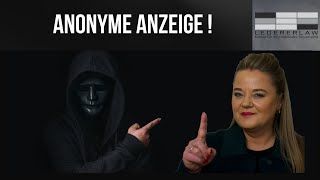 Anonyme Anzeige beim Finanzamt  Neues Urteil [upl. by Shea20]