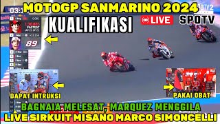 BRUTAL🔴KUALIFIKASI MOTOGP SAN MARINO 2024BERITA MOTOGP HARI INIMOTOGP HARI INI MARQUEZ BAGNAIA [upl. by Rodney]