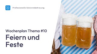 Webinar Wochenplan zum Thema Feiern amp Feste [upl. by Redle]