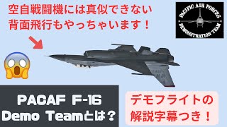 【技の解説つき！】太平洋空軍 F16 デモチーム PACAF F16 DEMO TEAM フライトのすべて エンジンスタートからエンジンカットまで 見どころを含めて解説します！ [upl. by Atiseret]