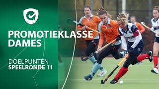 Promotieklasse Dames  20222023  Doelpunten Speelronde 11 [upl. by Lytton]