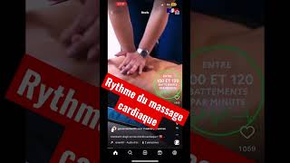 Quel est le rythme du massage cardiaque externe [upl. by Noseaj]