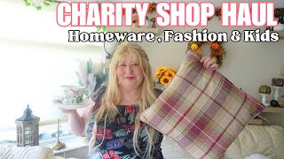 CHARITY SHOP HAUL Homeware amp Clothing [upl. by Viviyan]