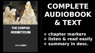 The Corpus Hermeticum 💖 By G R S Mead FULL Audiobook [upl. by Anastasia]