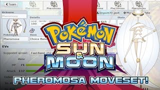 Pheromosa Moveset Guide How to use Pheromosa Pokemon Sun and Moon w PokeaimMD [upl. by Bennie714]