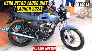 2024 New Hero 150cc Bike Launched💥Classic 150 HeroPriceSpecsFeatures amp MileageBest Hero Bikes [upl. by Salzhauer]