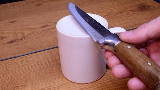 How to Sharpen Your Knife to Razor Sharp Using Only Mug [upl. by Trebor]