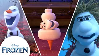 Olafs Funniest Moments  Try Not To Laugh  Frozen 2 [upl. by Penrod737]