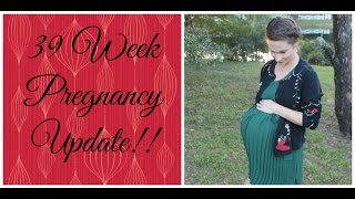 39 Week Pregnancy Update  Am I dilated Baby 3 [upl. by Remot70]