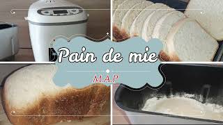 RECETTE🍪 Pain de mie en MAP Moulinex Home Bread [upl. by Kaycee]