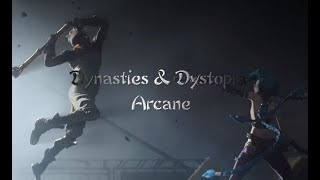 Ekko vs Jinx  Dynasties amp Dystopia  Arcane Soundtrack  Official Music Video [upl. by Meakem]