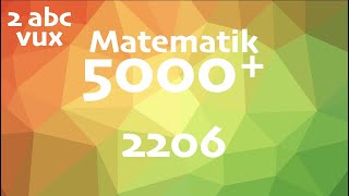 Matematik 5000 2abc 2206 [upl. by Home]