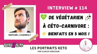 Portrait Keto de Raphaël Chambily  lalimentation CétoCarnivore après des années végétarien [upl. by Annairoc101]